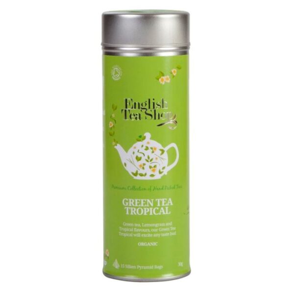 ETS 15 Zöld bio tea Trópusi gyümölcsös