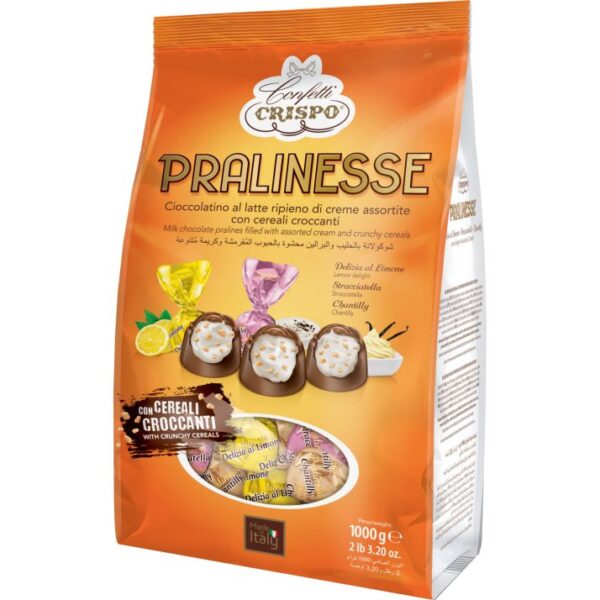 CRISPO PRALINESSE - PRALINÉ VÁLOGATÁS (NARANCSSÁRGA) 1000G