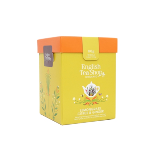 ETS 80g Citromfű gyömbér & citrus szálas bio tea