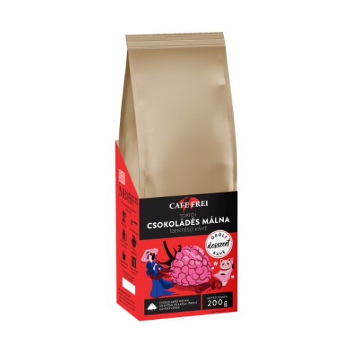 Cafe Frei Tokiói Málna-őrölt kávé Csokoládéval 200g