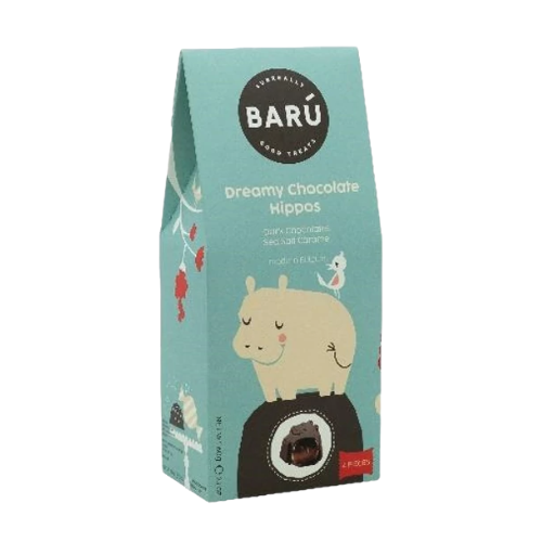 BARÚ Dreamy Hippos Étcsokoládé & Sóskaramell  60g
