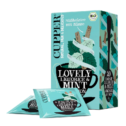 CUPPER Menta & Édesgyökér bio tea